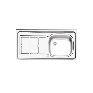 سینک ظرفشویی مدل 122 ایلیااستیل خسروی سنتر ضد زنگ