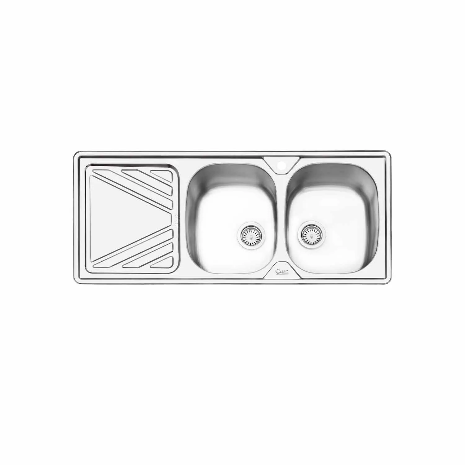 سینک ظرفشویی مدل 2028 ایلیااستیل دو لگنه تک سینی