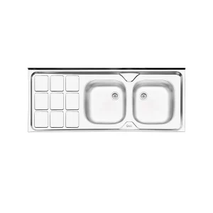 سینک ظرفشویی مدل 233 ایلیا استیل – طراحی کلاسیک و کیفیت عالی برای آشپزخانه شما