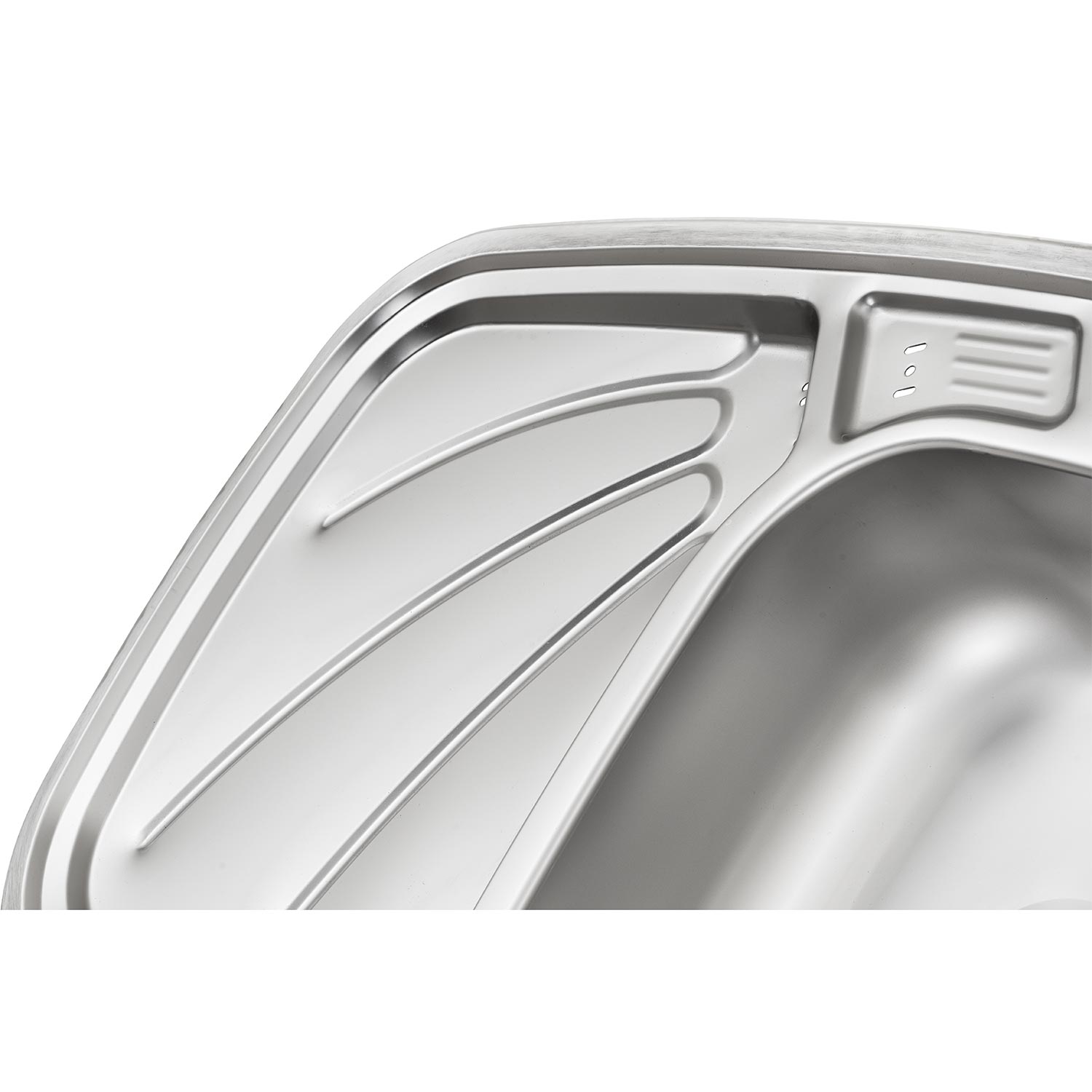 فروشگاه لوازم آشپزخانه خسروی سنتر سینک ظرفشویی ایلیا استیل مدل 4013 با طراحی سینی دقیق و کیفیت بالا