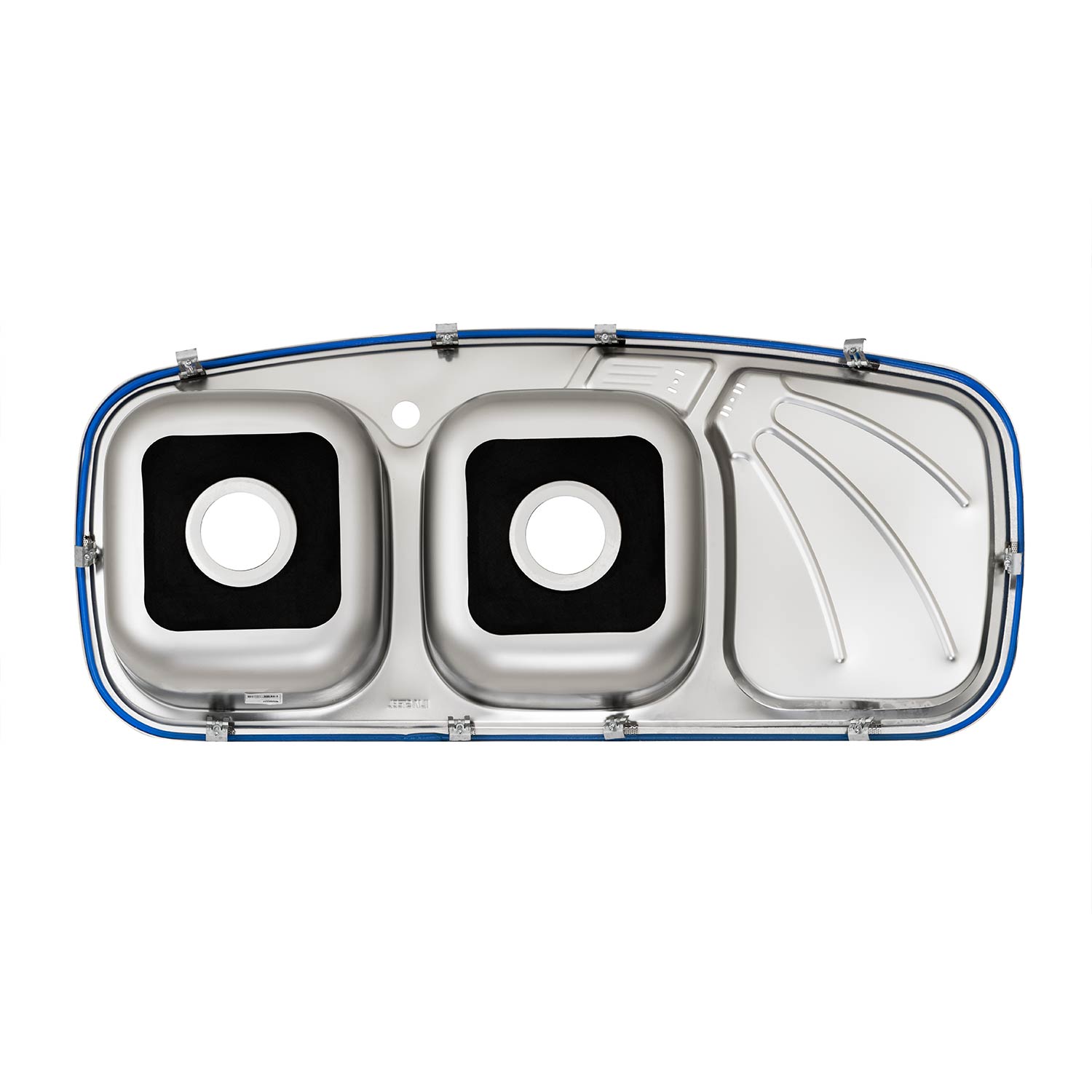 فروشگاه لوازم آشپزخانه خسروی سنتر سینک ظرفشویی ایلیا استیل مدل 4013 با عمق لگن مناسب و طراحی مدرن