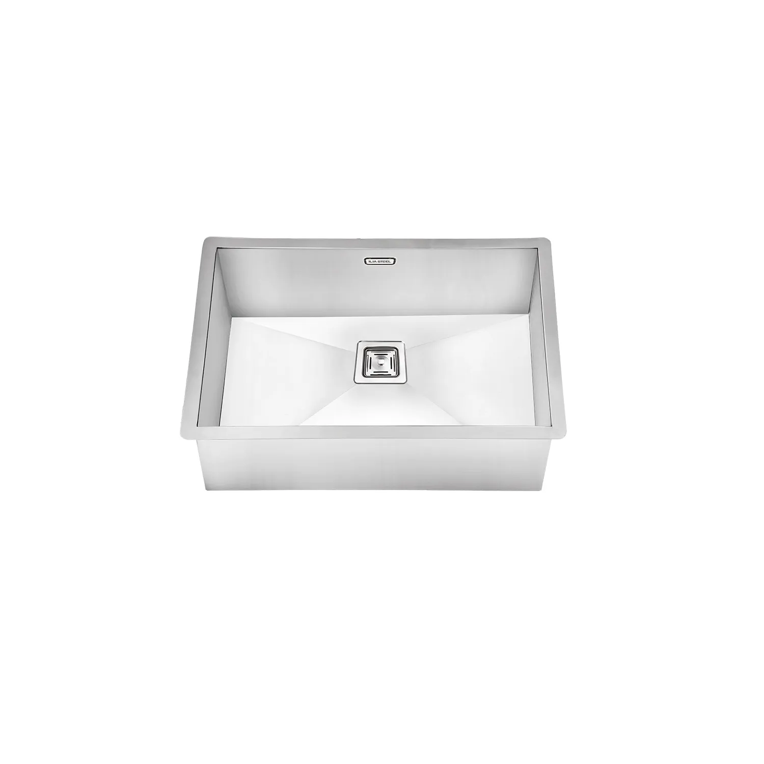 سینک ظرفشویی مدل 6007 ایلیا استیل با طراحی دست ساز و تک لگن