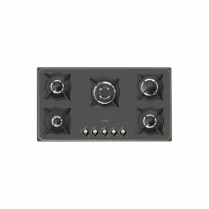 اجاق گاز رومیزی ایلیااستیل G510 با فریم طلایی لوکس و ولوم کلاسیک - خسروی سنتر