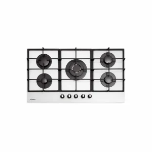 اجاق گاز رومیزی ایلیااستیل مدل G527 W با صفحه شیشه سفید - خسروی سنتر