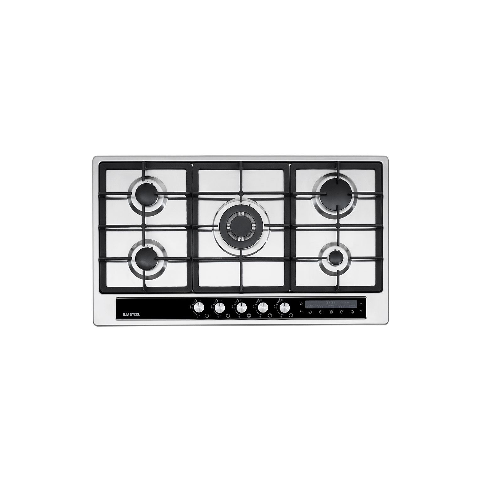 اجاق گاز ایلیااستیل S512 D تعیین زمان به صورت مجزا برای تمام سرشعله ها