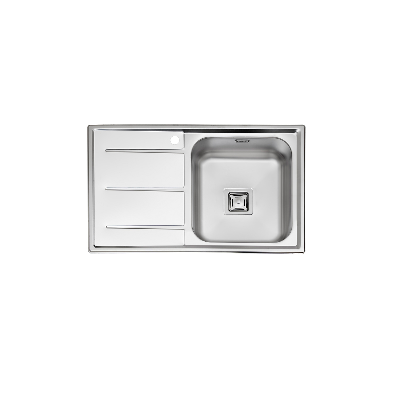 سینک ظرفشویی ایلیااستیل مدل 4062 با طراحی نیمه فانتزی توکار