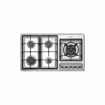 اجاق گاز رومیزی ایلیااستیل مدل S503 با صفحه استیل مقاوم - خسروی سنتر