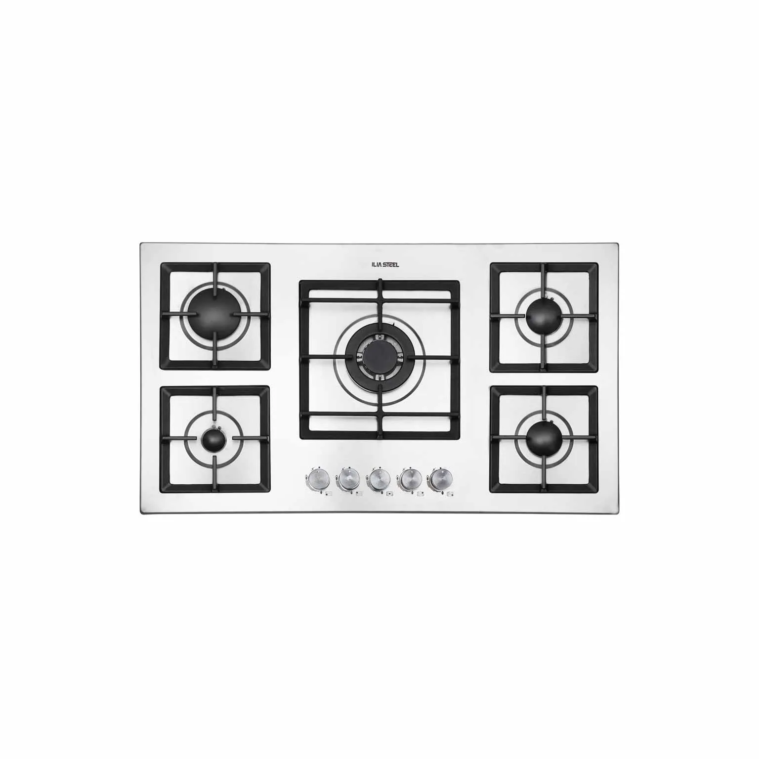 اجاق گاز رومیزی ایلیااستیل مدل S514 با صفحه استیل ضدخش - خسروی سنتر