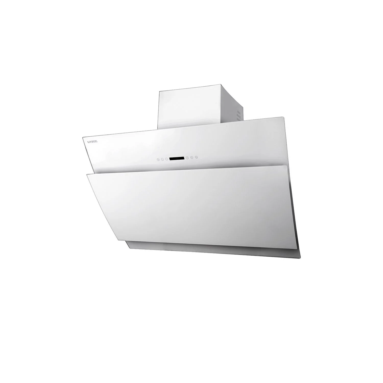 هود آشپزخانه مدل سارینا سفید خم خسروی سنتر برند iliasteel