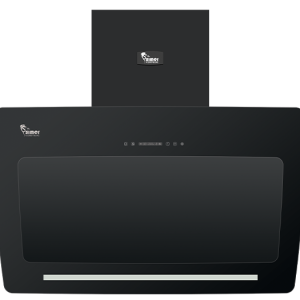 هود مورب سفید سیمر مدل گرند با طراحی شیک و نوار LED – نمای روبرو