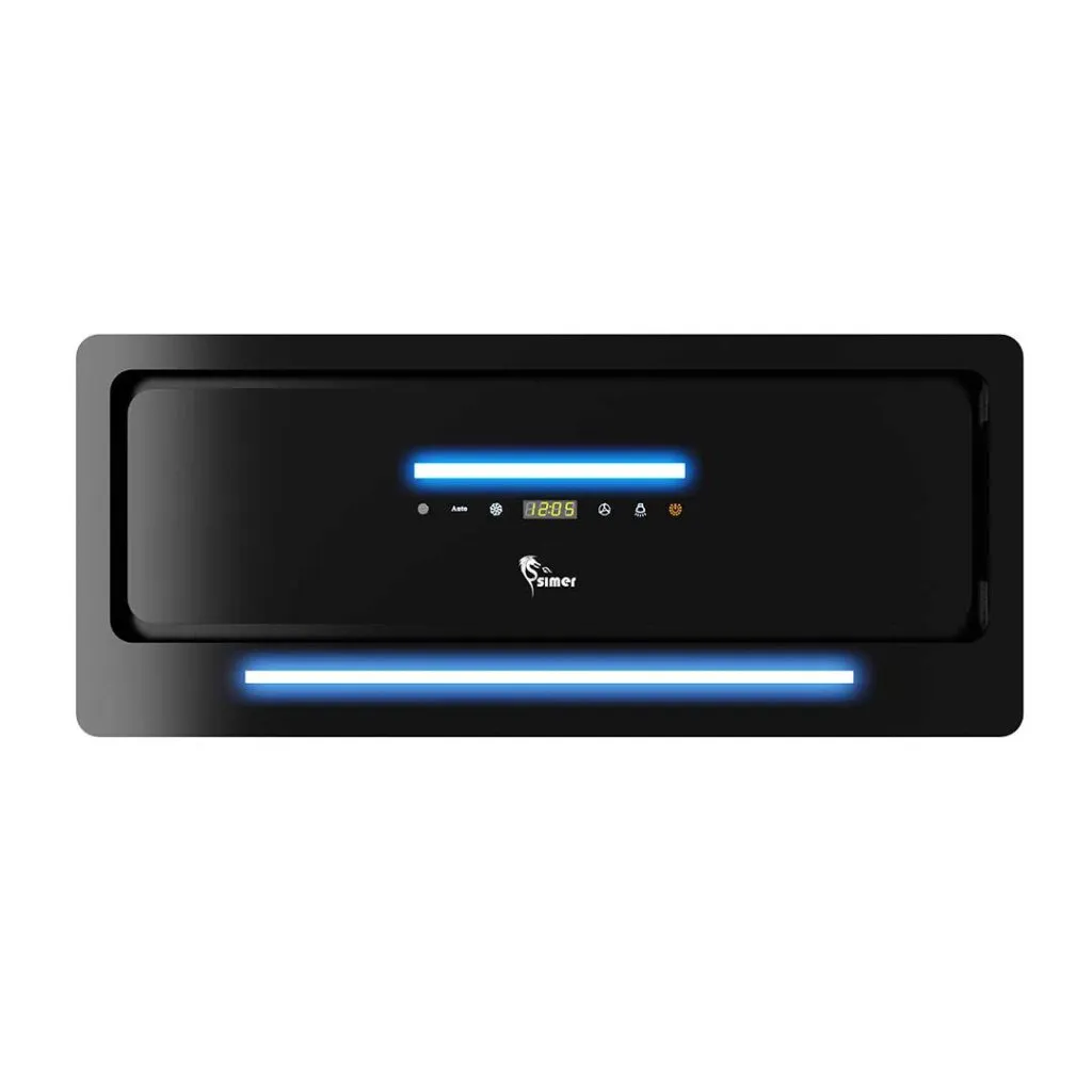 هود آشپزخانه مخفی مدل satiya دارای موتور توربو 6 دور با پروانه پلاستیکی ABS