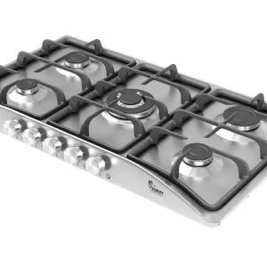 اجاق گاز رومیزی سیمر مدل S544 پنج شعله با تجهیزات نسوز