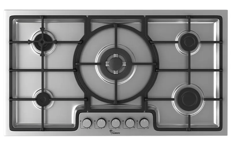 اجاق گاز رومیزی سیمر مدل S550 با ولوم آهنی باکلیت