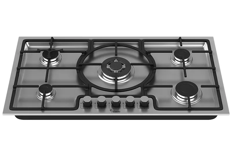 اجاق گاز رومیزی 5 شعله سیمر مدل S550 با پنل گالوانیزه خسروی سنتر