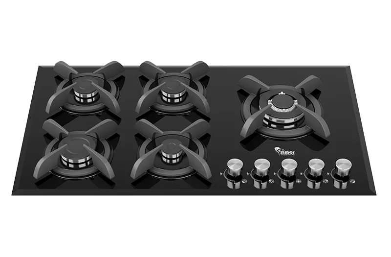 اجاق گاز رومیزی سیمر مدل G571 مشکی با ۵ شعله