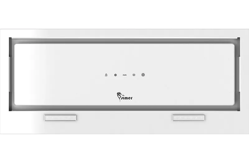 هود مخفی سفید سیمر مدل سانتو الترا با نصب توکار و طراحی مدرن داخل کابینت