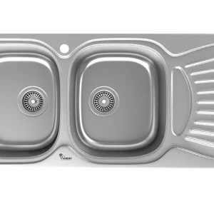 سینک ظرفشویی سیمر مدل S163 و این سینک از سنگ کورین آن آنتی باکتریال است