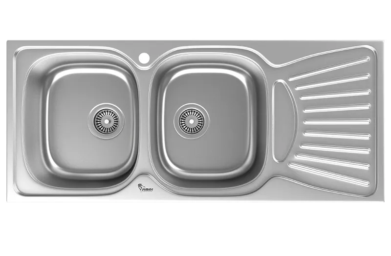 سینک ظرفشویی سیمر مدل S163 و این سینک از سنگ کورین آن آنتی باکتریال است