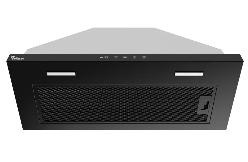 هود آشپزخانه مخفی سیمر مدل لورا دارای فیلتر 3 لایه آلومینیومی قابل شستشو