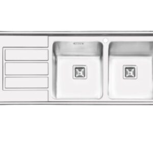 سینک ظرف شویی توکار ایلیااستیل 2083 فروشگاه خسروی سنتر