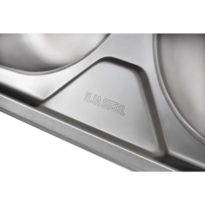 سینک ظرفشویی ایلیا استیل مدل 2041 با سینی بزرگ و طراحی منحصر به فرد