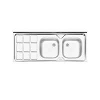 سینک ظرفشویی مدل 233 ایلیا استیل – طراحی کلاسیک و کیفیت عالی برای آشپزخانه شما