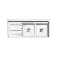 سینک ظرفشویی ایلیا استیل مدل 2080 با طراحی مدرن و استیل ضد زنگ