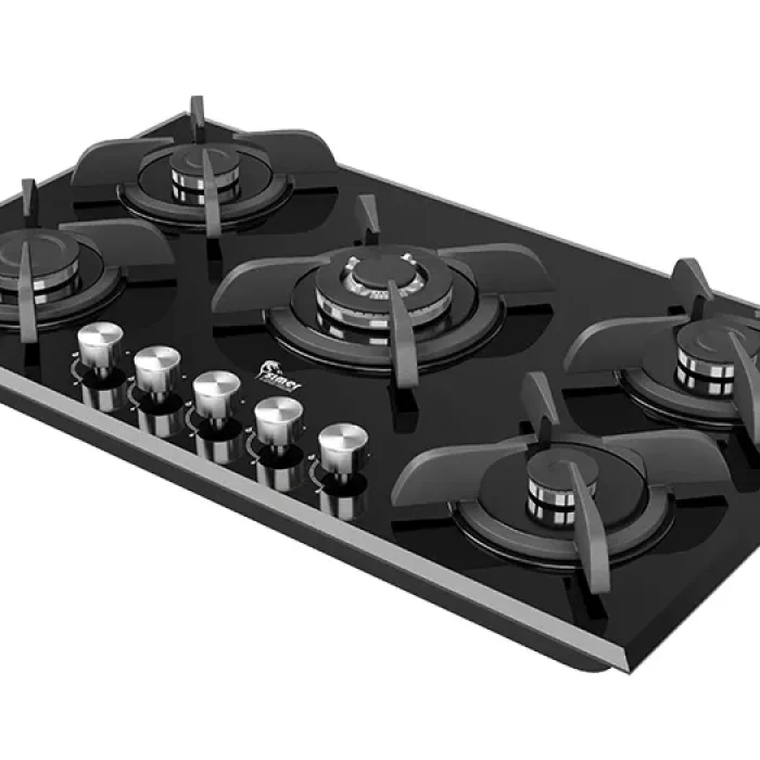 اجاق گاز پنج شعله رومیزی سیمر مدل G570 خسروی سنتر